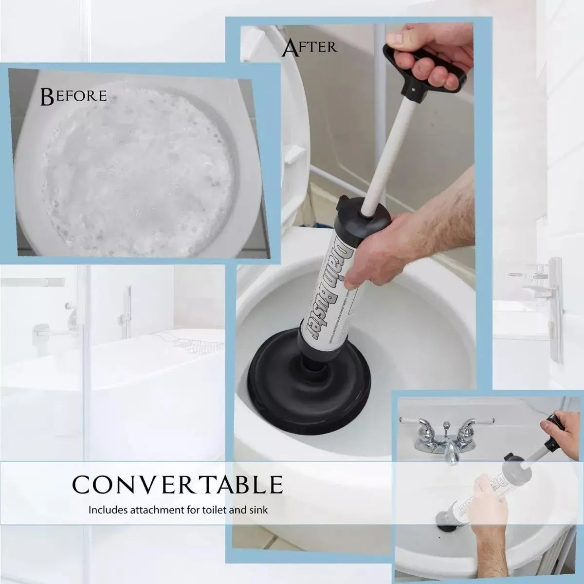 DESTAPADOR BAÑOS Y COCINA AIRE COMPRIMID