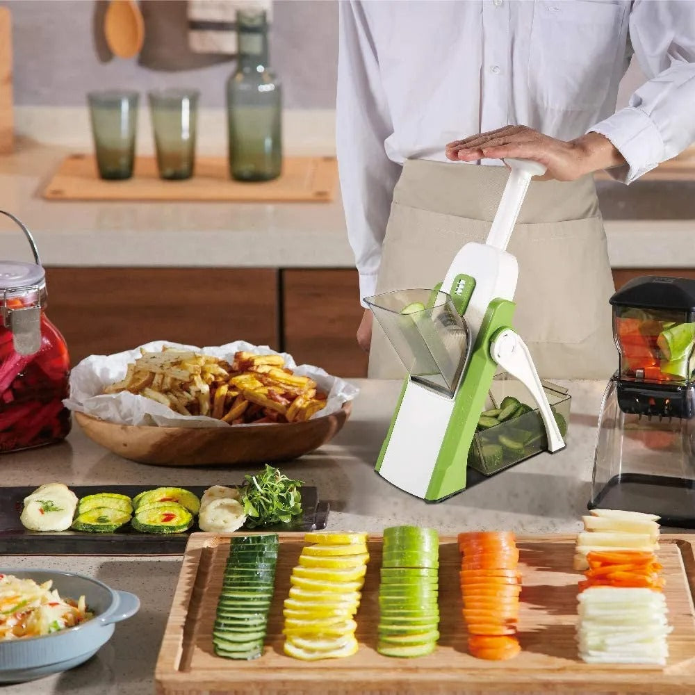 Cortador Rebanador y Rallador de Verduras y Frutas