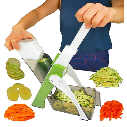 Cortador Rebanador y Rallador de Verduras y Frutas