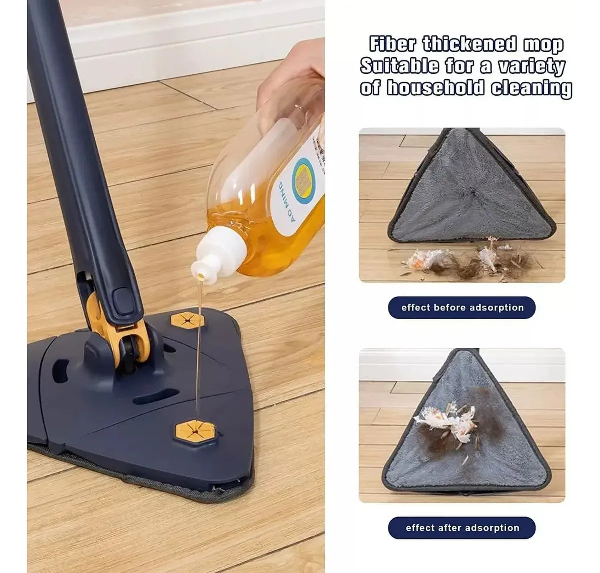 PACK LIMPIA VIDRIO Y MOPA TRIANGULAR 360