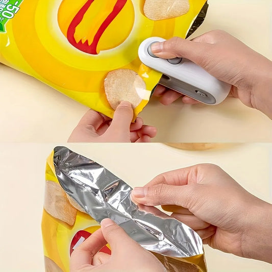 SELLADORA DE BOLSAS RECARGABLE PORTATIL