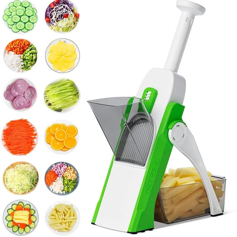 Cortador Rebanador y Rallador de Verduras y Frutas